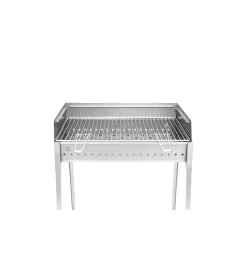 Lisa Barbecue|Barbecue a carbonella "stromboli" in acciaio inox  60,5x59,5x91 cm