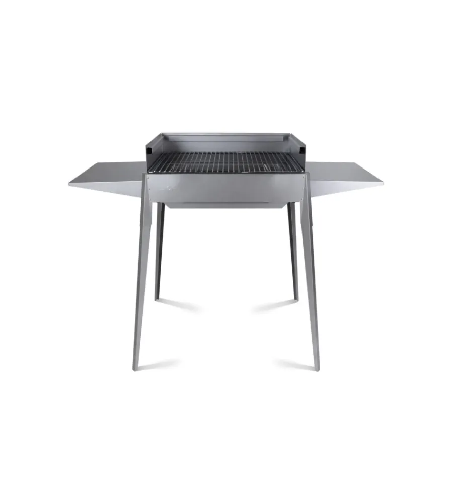 Barbecue-Lisa Barbecue a carbonella "etna" in ferro alluminato 122x62x85 cm
