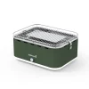 Barbecue-Barbecook Barbecue a carbonella portatile da tavolo "carlo" verde 38,5x28,5 cm