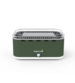Barbecue-Barbecook Barbecue a carbonella portatile da tavolo "carlo" verde 38,5x28,5 cm