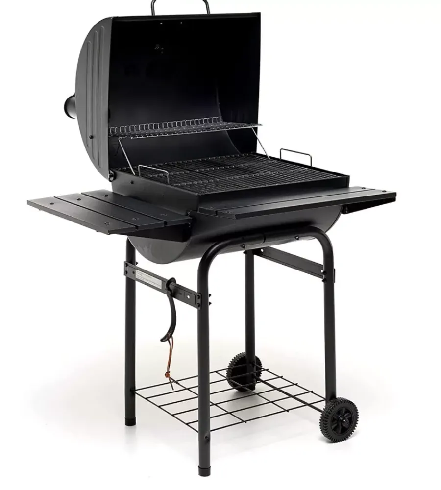 Outlet Barbecue a carbonella "pablo 55" con affumicatore 90x76x126 cm Barbecue