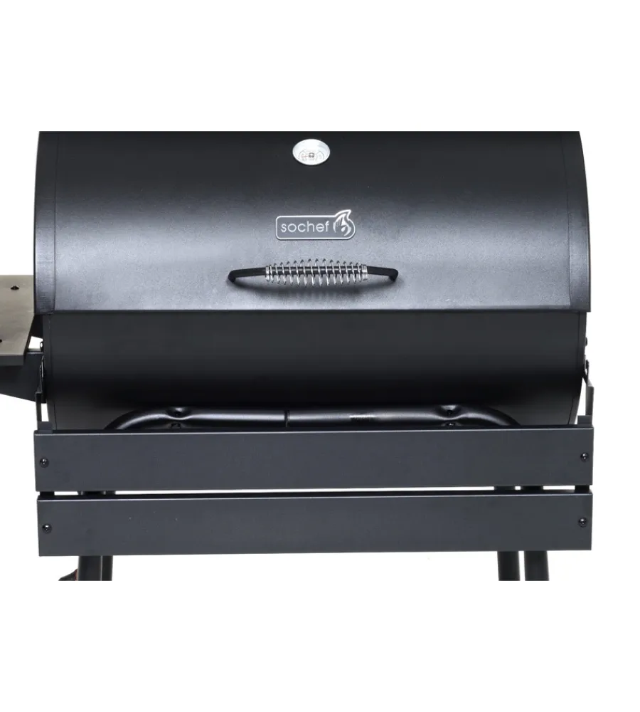 Barbecue-Sochef Barbecue a carbonella "pablo 75" con affumicatore 110x76x126 cm