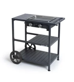 Barbecue-Barbecook Barbecue a gas "victor" con supporto trolley 2 bruciatori 43x35 cm