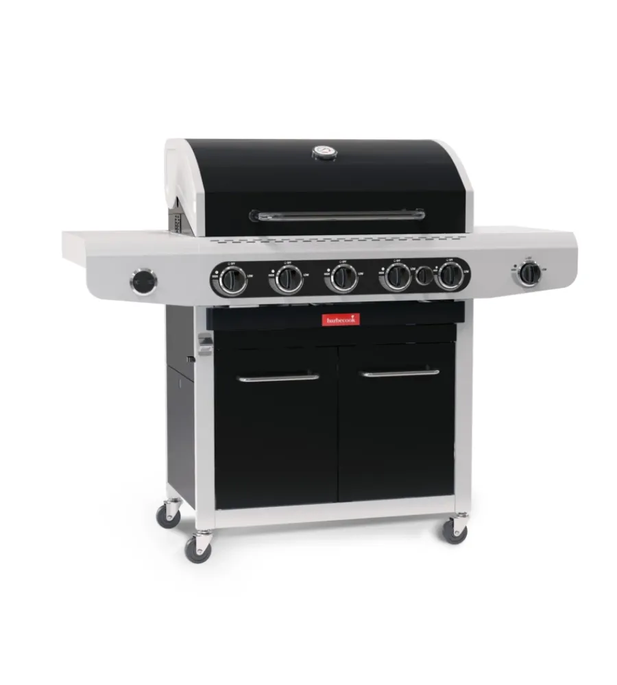 Barbecook Barbecue|Barbecue a gas "siesta 612" con fornello laterale 5 bruciatori
