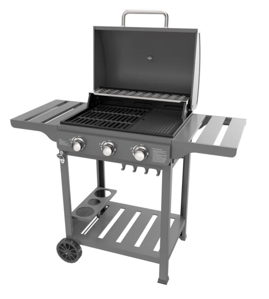 Outlet Barbecue a gas "expert" 3 bruciatori Barbecue