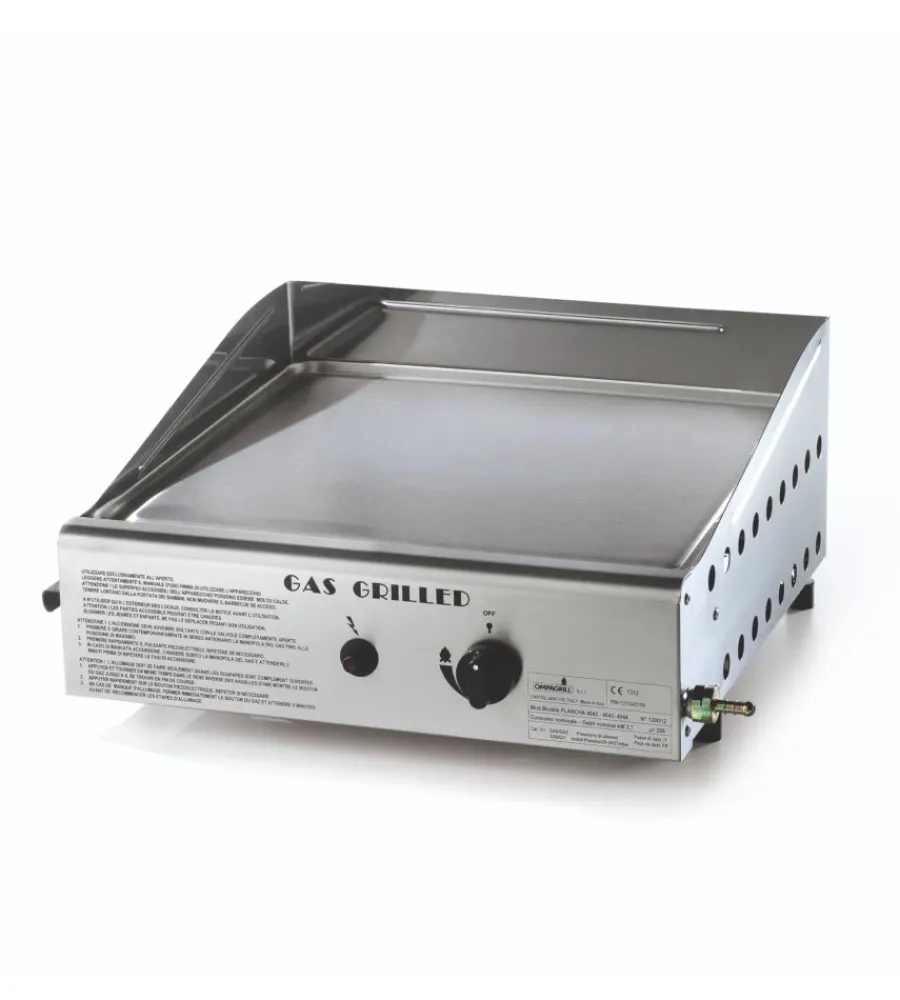 Barbecue-Ompagrill Barbecue a gas con plancha singola 1 bruciatore 40x43 cm