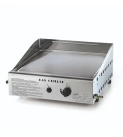 Ompagrill Barbecue|Barbecue a gas con plancha singola e coperchio 1 bruciatore 44x44x24 cm