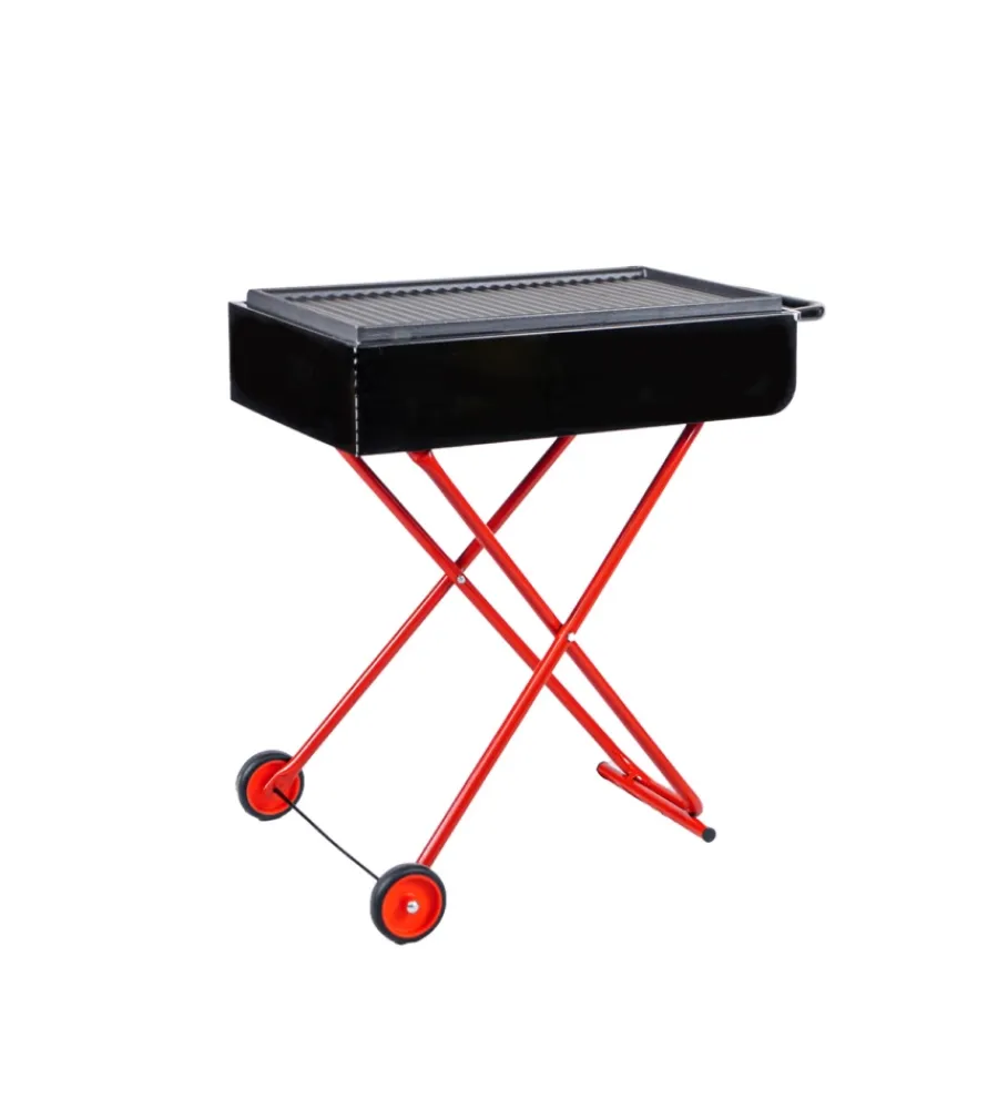 Arnold Barbecue|Barbecue a gas pieghevole con ruote 73x43x74 cm