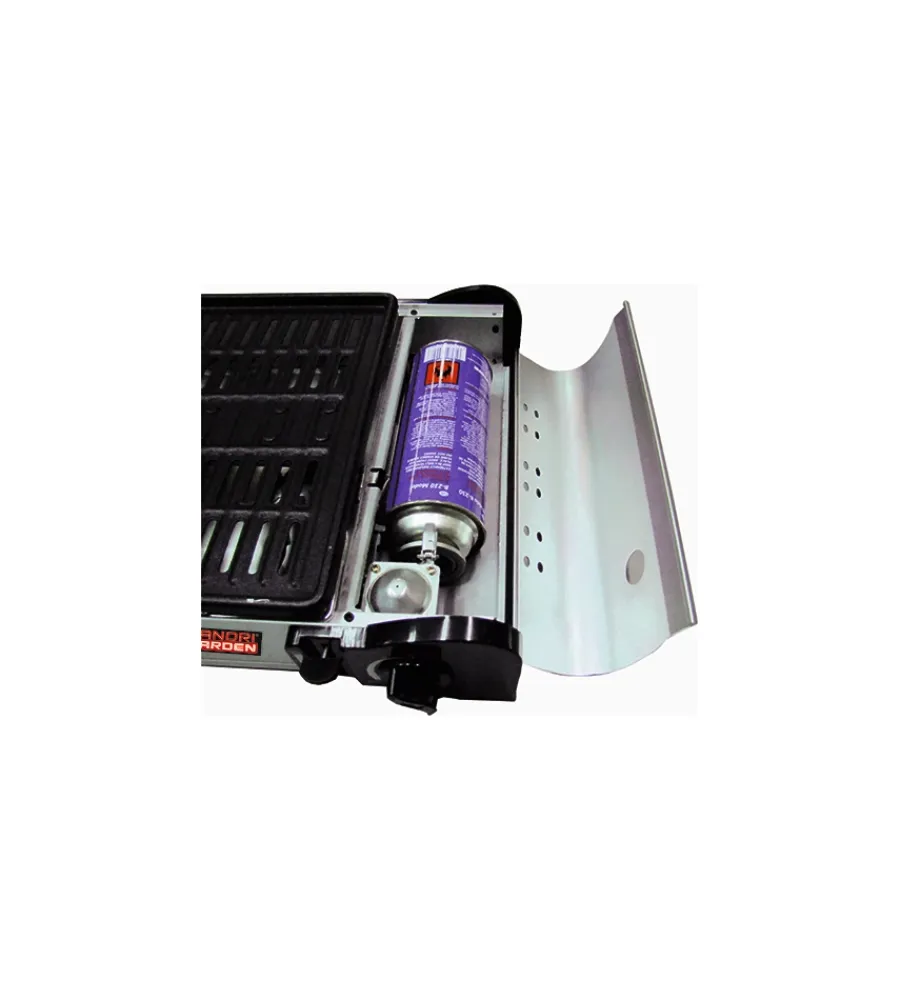Campeggio-Sandrigarden Barbecue a gas portatile tasmania 45x33x10 cm -