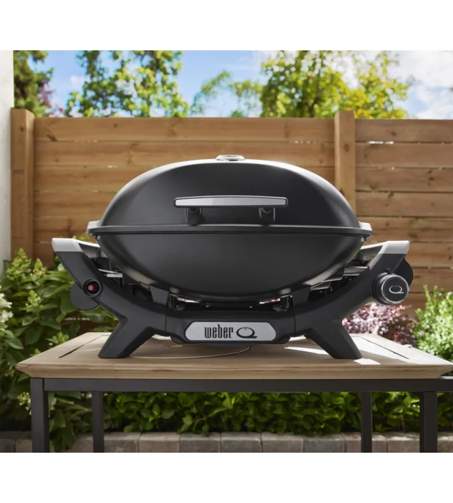 New Barbecue a gas portatile "q2100n" nero 1 bruciatore Barbecue