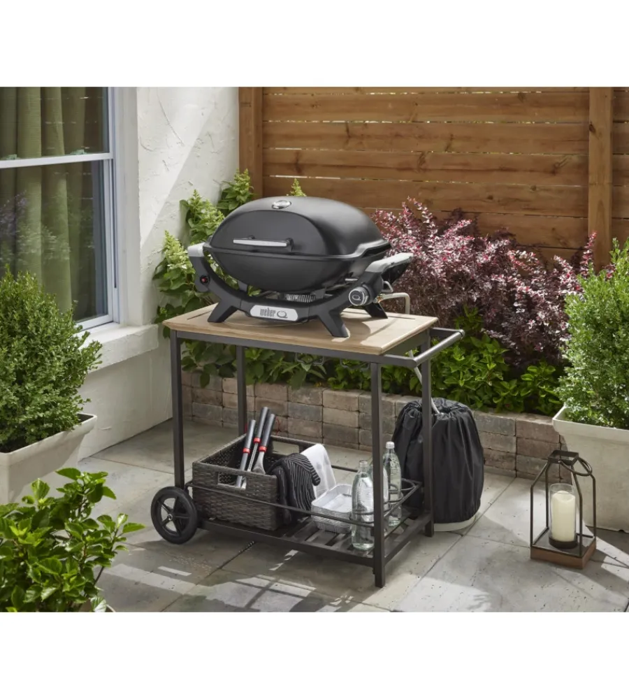 New Barbecue a gas portatile "q2100n" nero 1 bruciatore Barbecue
