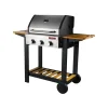 Barbecue-Sandrigarden Barbecue a gas "oceania" 3 bruciatori 130x58x115 cm