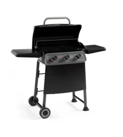 Outlet Barbecue a gas "diablo" con cottura australiana 3 bruciatori Barbecue