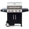 Sochef Barbecue|Barbecue a gas "golosone 4" con cottura a pietra lavica o australiana 4 bruciatori - cod. g43240
