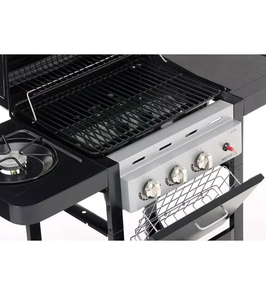 Barbecue-Sochef Barbecue a gas "piu gusto" 3 bruciatori - cod. g21306