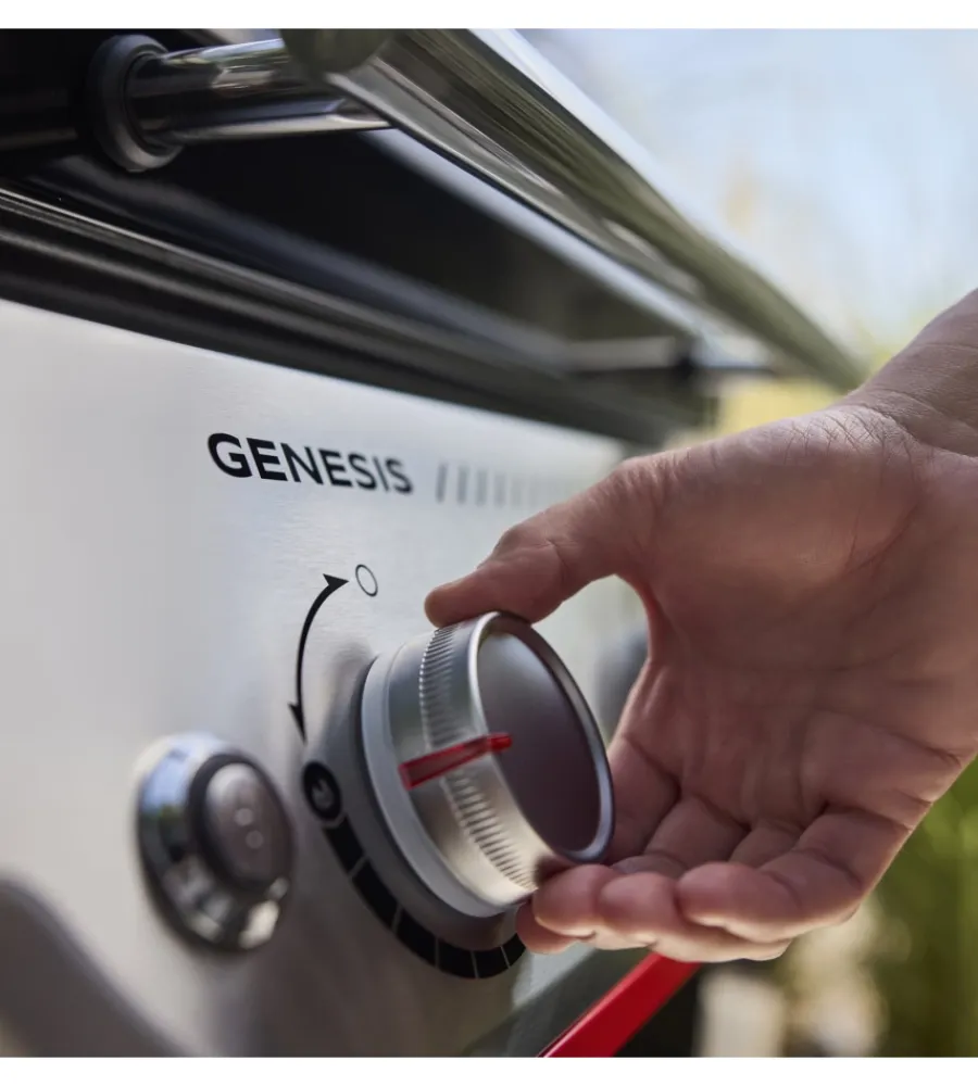 Weber Barbecue|Barbecue a gas "genesis e-415" nero 4 bruciatori