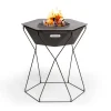 Barbecue-Barbecook Barbecue a legna "rila" in acciaio nero, diametro 75 cm