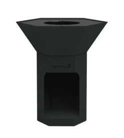Barbecook Barbecue|Barbecue a legna "nestor" in acciaio zincato nero, griglia 89x90 cm