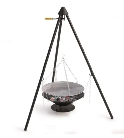 Discount Barbecue a legna con treppiede "junko" griglia diametro 60 cm Barbecue