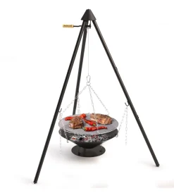 Discount Barbecue a legna con treppiede "junko" griglia diametro 60 cm Barbecue