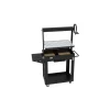 Sale Barbecue a legna e carbone "santa maria" con griglia regolabile con maniglia e catena, 113x47x147 cm Barbecue