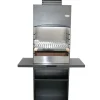 Barbecue|Barbecue a legna e carbone "tolosa" con cappa, 110x47,5x190,1 cm