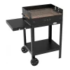 Barbecue- Barbecue a legna e carbone "menorca" con griglia regolabile a 3 posizioni, 99x56x67 cm