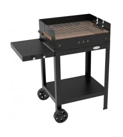 Barbecue- Barbecue a legna e carbone "menorca" con griglia regolabile a 3 posizioni, 99x56x67 cm