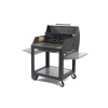 Fontana Forni Barbecue|Barbecue a legna fontana "tirreno appoggio" colore acciaio e griglia 80x40