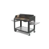 Barbecue-Fontana Forni Barbecue a legna fontana "egeo 80" colore nero e griglia 80x40