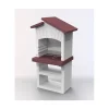 Linea VZ Barbecue|Barbecue a legna o carbonella in cemento "bilbao" 68x58x156 cm
