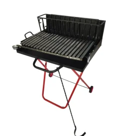Barbecue-Arnold Barbecue a legna pieghevole con griglia 67x50 cm