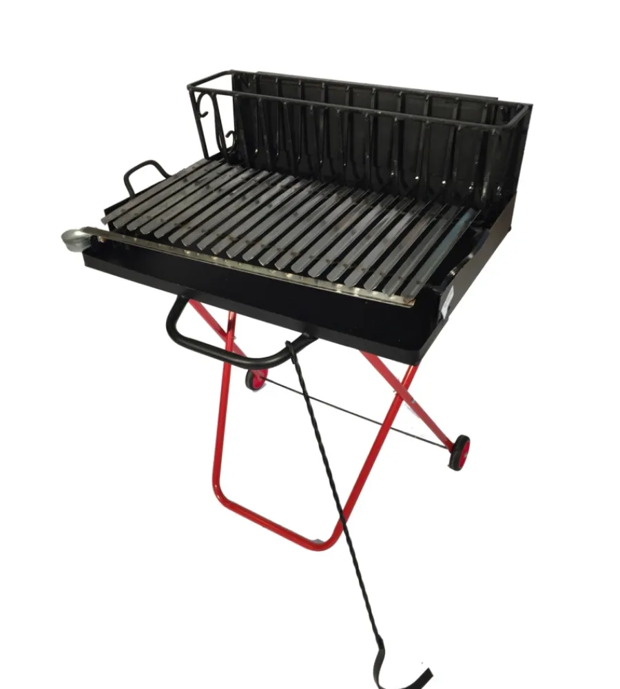 Barbecue-Arnold Barbecue a legna pieghevole con griglia 67x50 cm