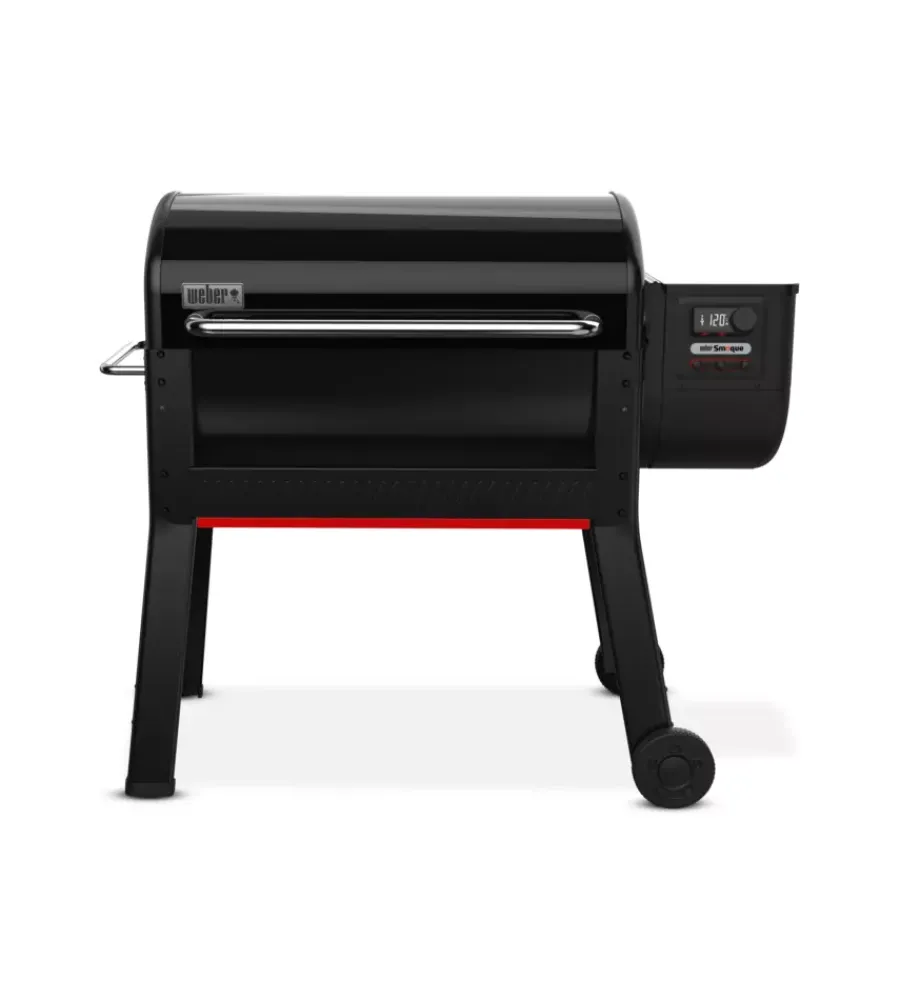 Barbecue-Weber Barbecue a pellet "smoque xl" nero con griglia 86x45 cm