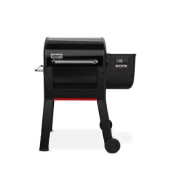 Sale Barbecue a pellet "smoque" nero con griglia 56x45 cm Barbecue