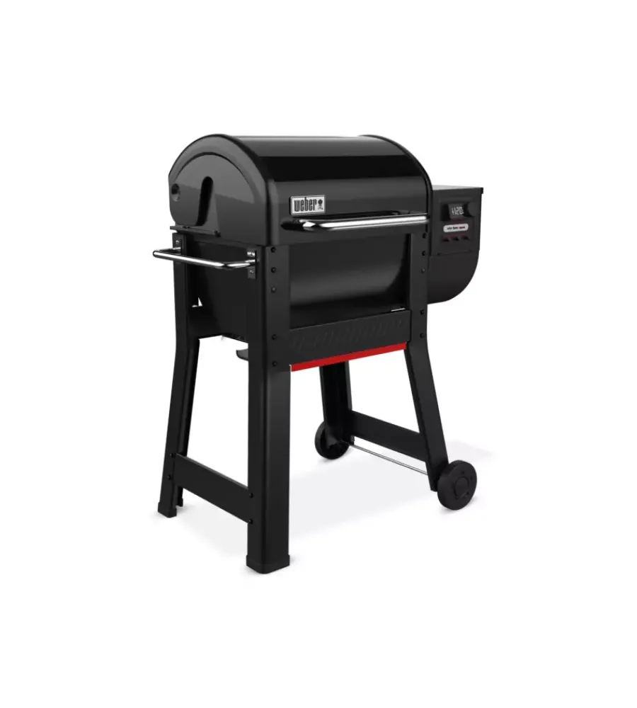 Sale Barbecue a pellet "smoque" nero con griglia 56x45 cm Barbecue
