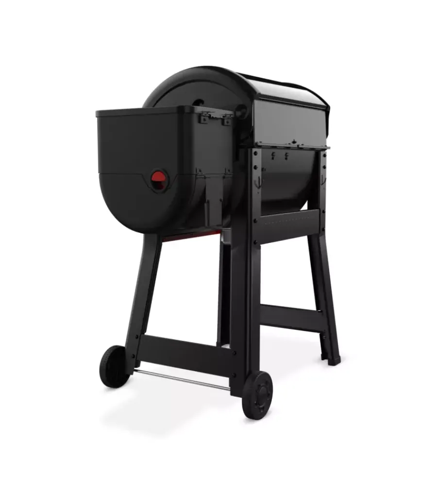 Sale Barbecue a pellet "smoque" nero con griglia 56x45 cm Barbecue