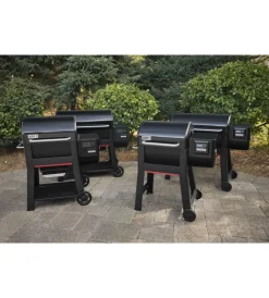 Weber Barbecue|Barbecue a pellet "searwood xl" nero con griglia 91x45 cm