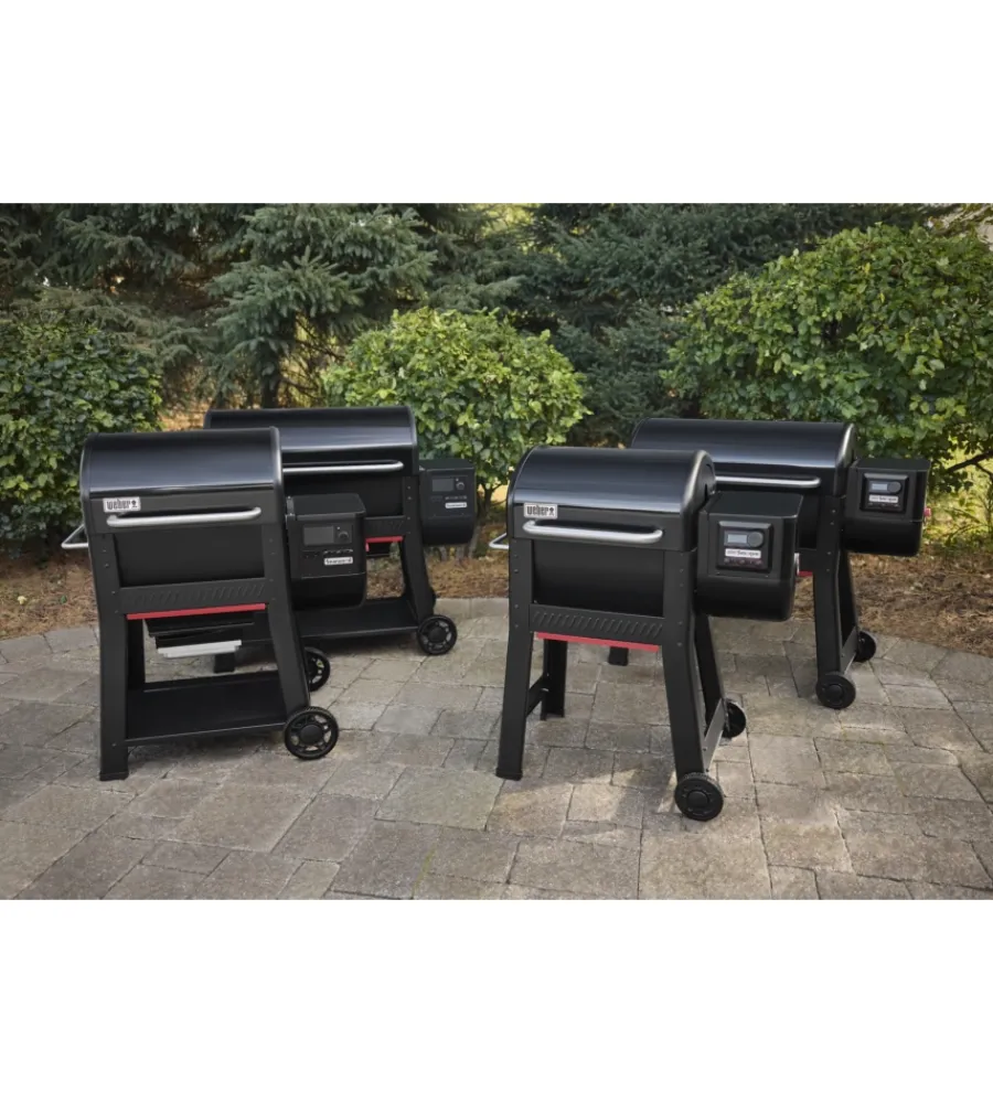 Weber Barbecue|Barbecue a pellet "searwood xl" nero con griglia 91x45 cm