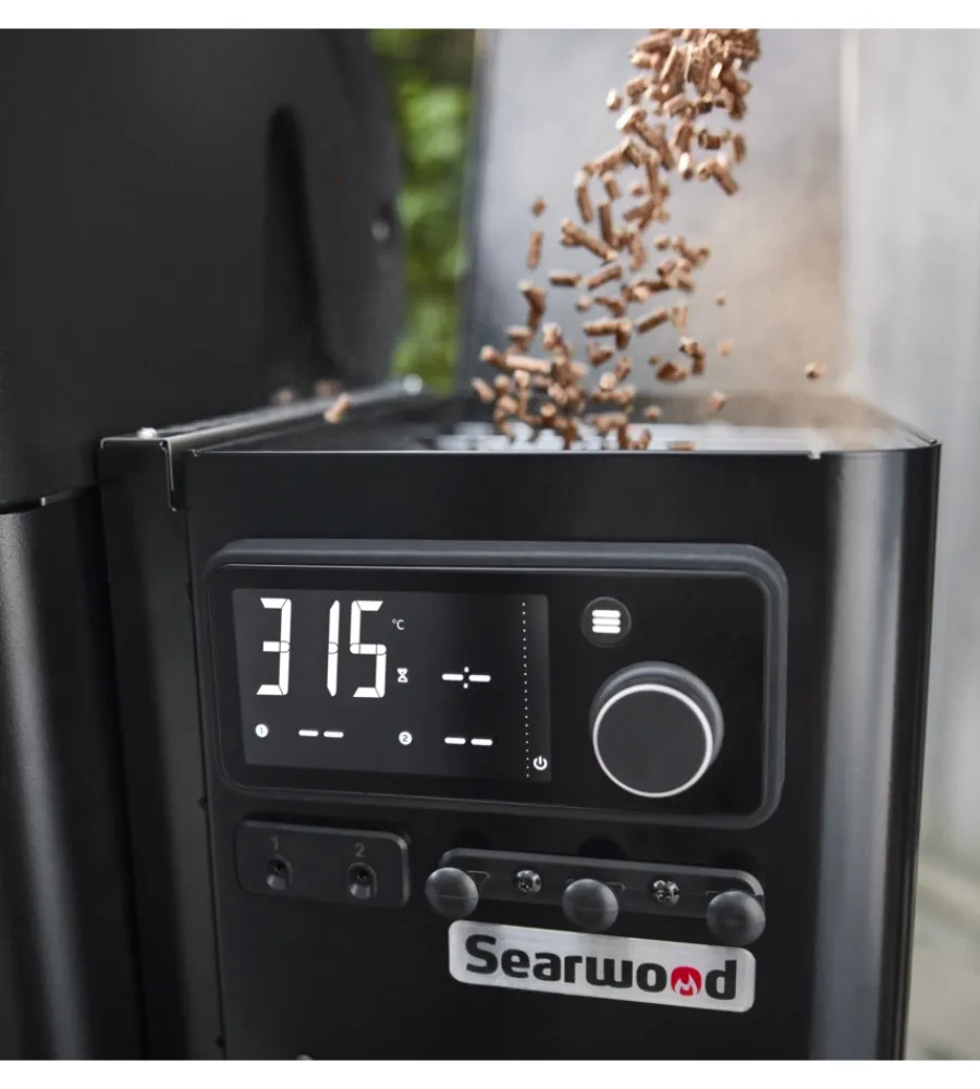Weber Barbecue|Barbecue a pellet "searwood xl" nero con griglia 91x45 cm