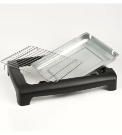 Outlet Barbecue elettrico con piedistallo e griglia 34x24,5 cm Barbecue