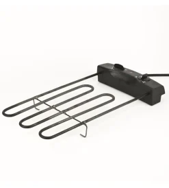 Outlet Barbecue elettrico con piedistallo e griglia 34x24,5 cm Barbecue