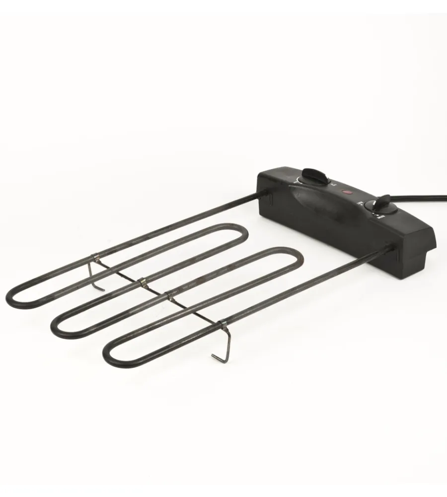 Outlet Barbecue elettrico con piedistallo e griglia 34x24,5 cm Barbecue