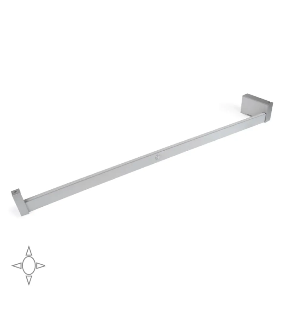Armadi-Emuca Barra appendiabili per armadi regolabile 858-1.008 mm batteria rimovibil e sensore di movimento anodizzato opaco - .