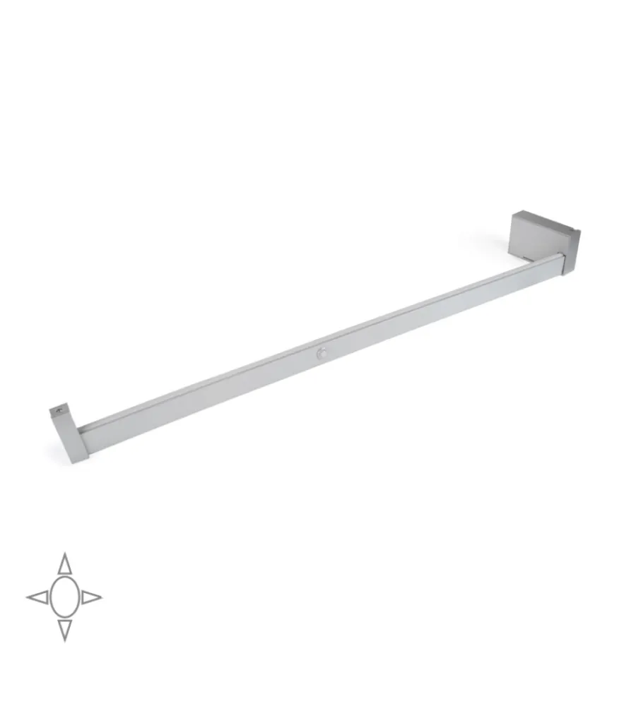 Armadi-Emuca Barra appendiabili per armadi regolabile 708-858 mm batteria rimovibil e sensore di movimento anodizzato opaco - .