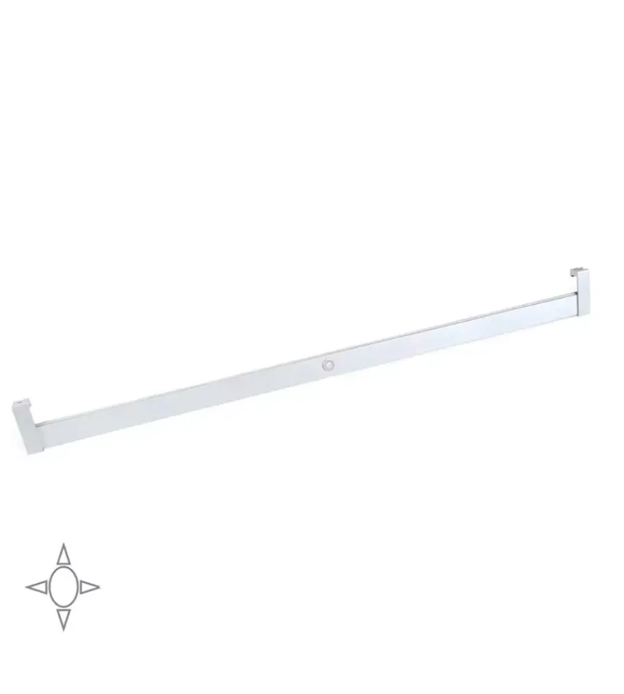 Armadi-Emuca Barra appendiabiti con luce led, 558-708 mm
