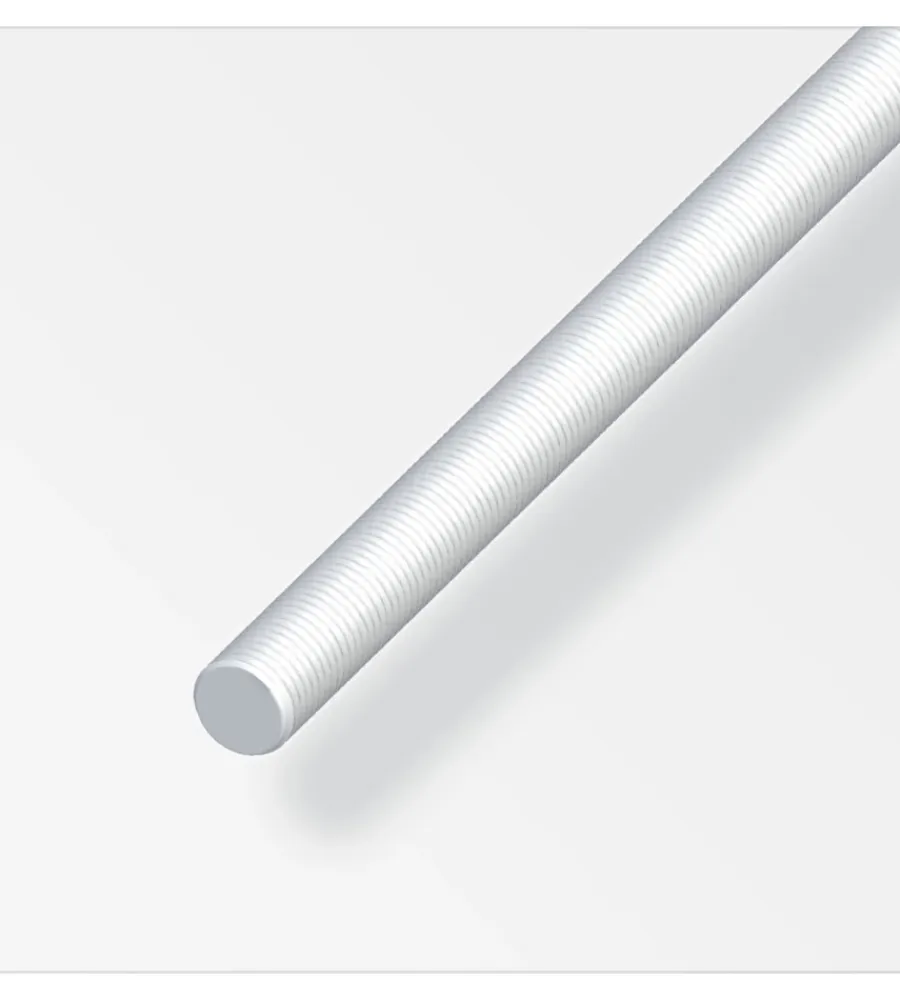 Officina E Garage-Alfer aluminium Barra filettata m 6 acciaio zincato - 1 metro.