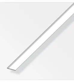 Ferramenta Per Mobili E Infissi-Alfer aluminium Barra piatta alluminio 25x2 - 1 metro.