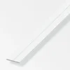Officina E Garage-Alfer aluminium Barra piatta 23.5x2 pvc bianco - 1 metro.