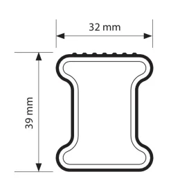 Clearance Barra portatutto acciaio - 180 cm  n10015 Portaggio